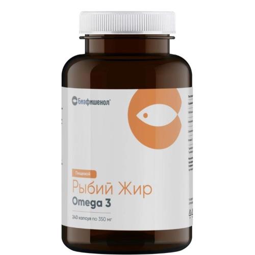 РЫБИЙ ЖИР БИАФИШЕНОЛ пищевой капс. №240