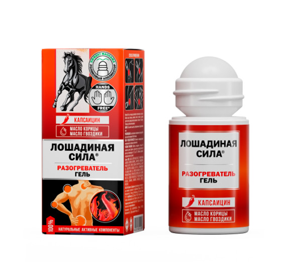 ЛОШАДИНАЯ СИЛА ГЕЛЬ ДЛЯ ТЕЛА 90 мл разогреватель