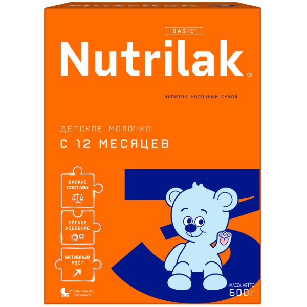 НУТРИЛАК СМЕСЬ СУХАЯ МОЛОЧНАЯ-3 600 гр
