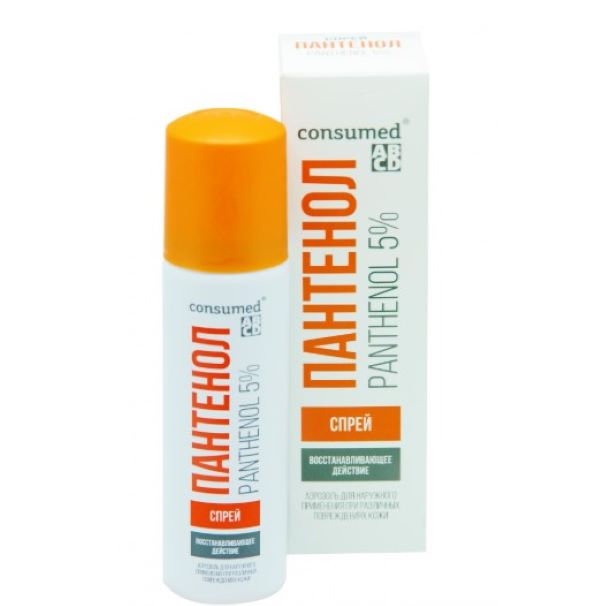 ПАНТЕНОЛ 5% КОНСУМЕД спрей наруж. 58 гр