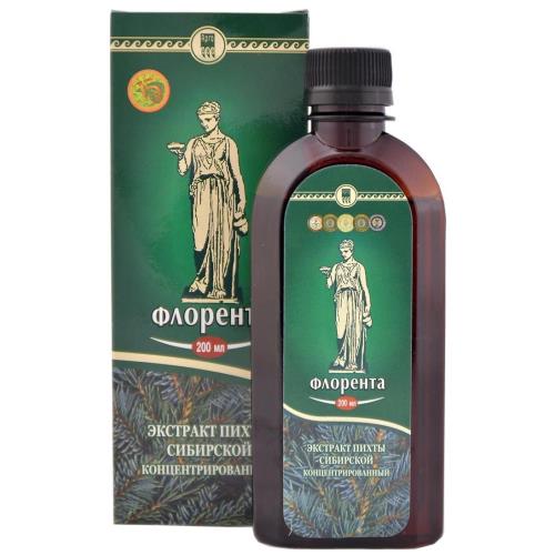 ФЛОРЕНТА ЭКСТРАКТ ПИХТЫ СИБИРСКОЙ конц. напитка фл. 200 мл