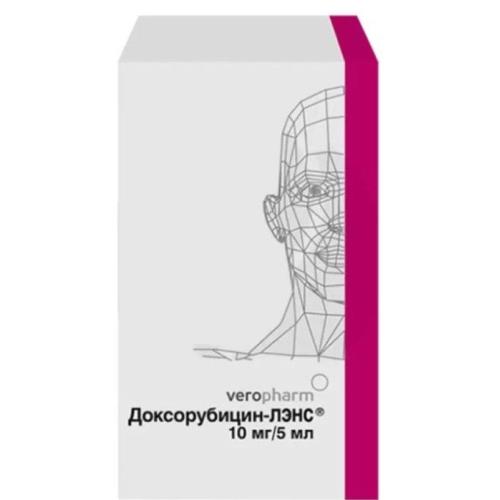 ДОКСОРУБИЦИН ЛЭНС р-р д/инъекц. 2 мг/мл фл. 5 мл