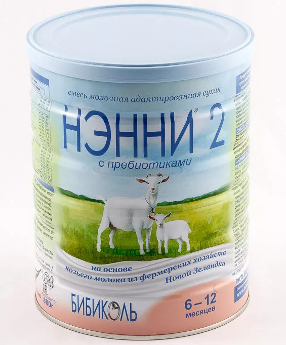 НЭННИ СМЕСЬ МОЛОЧНАЯ НА КОЗЬЕМ МОЛОКЕ-2 800 гр