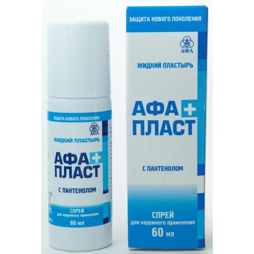 АФАПЛАСТ пластырь жидкий с пантенолом 60 гр