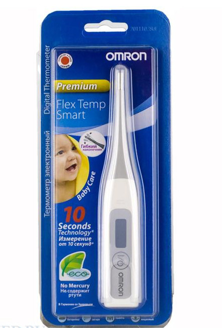 ОМРОН (OMRON) ТЕРМОМЕТР ЭЛЕКТРОННЫЙ FLEX TEMP SMART (MC-343F-RU)