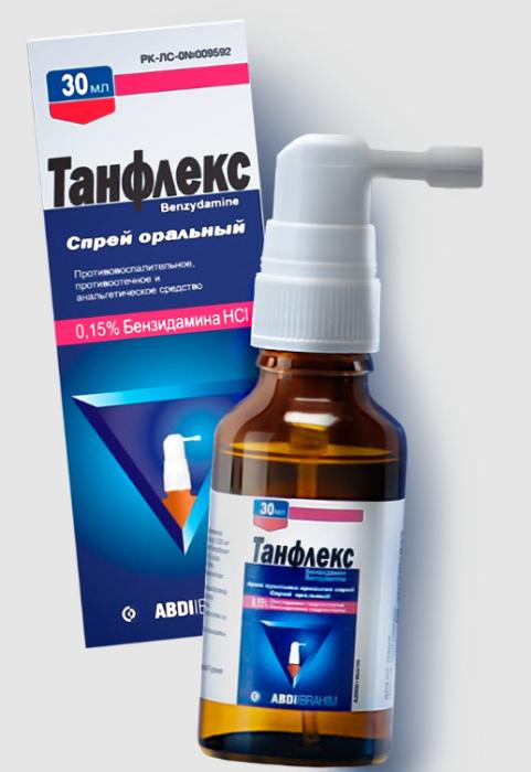ТАНФЛЕКС спрей д/местн. примен. 30 мл