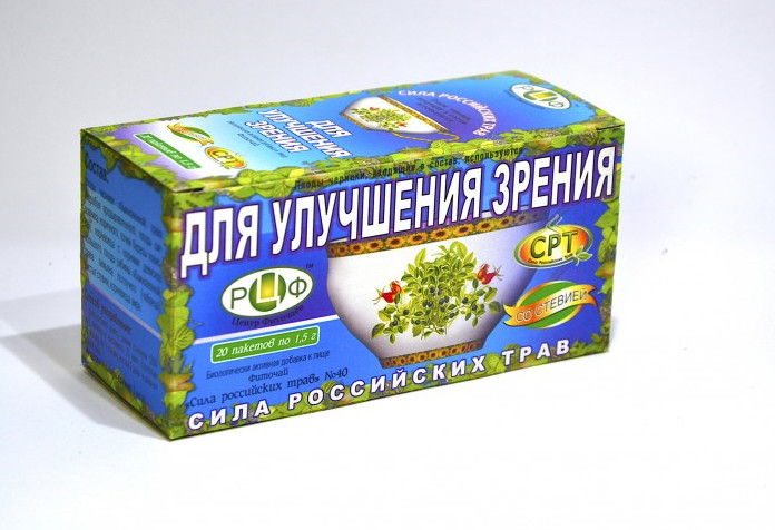 ФИТОЧАЙ РОССИЙСКИЕ ТРАВЫ №40 для улучшения зрения ф/п №20