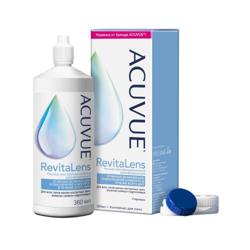 РАСТВОР ДЛЯ ЛИНЗ ACUVUE REVITALENS 360 мл