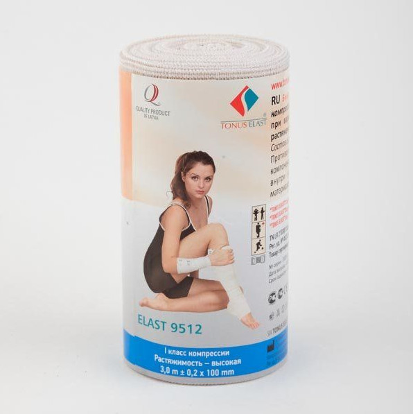 БИНТ ЭЛАСТИЧНЫЙ ВР ТОНУС 10см х 3м