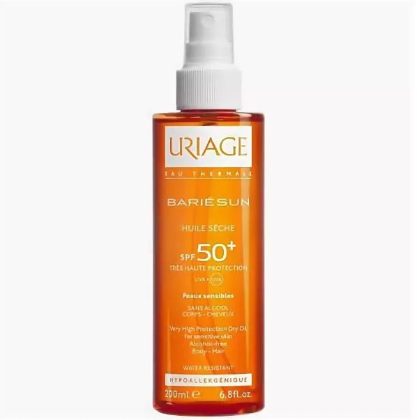 УРЬЯЖ (URIAGE) БАРЬЕСАН МАСЛО-СПРЕЙ СОЛНЦЕЗАЩИТНОЕ 200 мл SPF50+