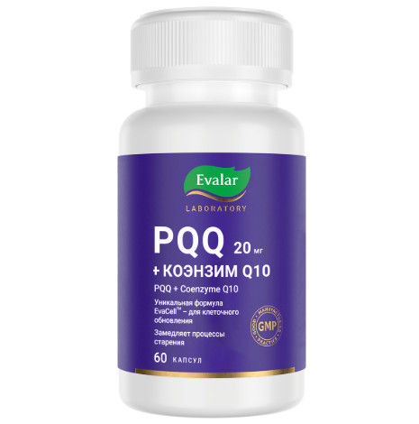 PQQ+КОЭНЗИМ Q10 ЭВАЛАР капс. №60