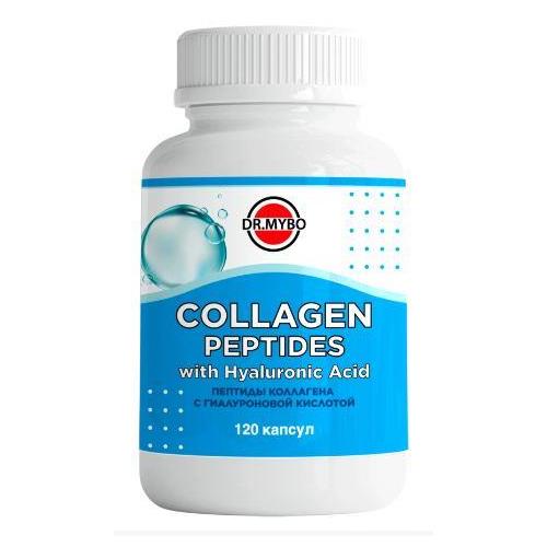 DR MYBO ПЕПТИДЫ КОЛЛАГЕНА С ГИАЛУРОНОВОЙ КИСЛОТОЙ капс. №120