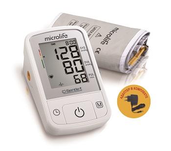 МИКРОЛАЙФ (MICROLIFE) ПРИБОР (ТОНОМЕТР) ИЗМ. АРТ. ДАВЛЕНИЯ АВТОМАТ + АДАПТЕР BP A 2 BASIC