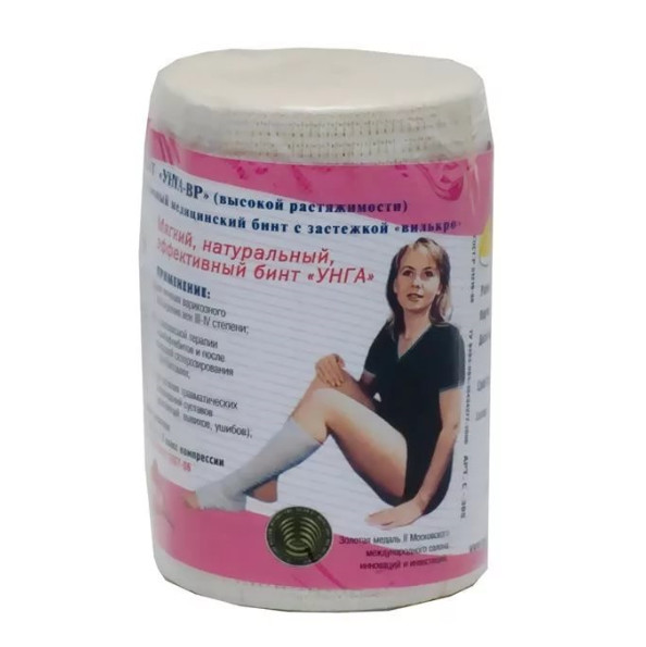 БИНТ ЭЛАСТИЧНЫЙ УНГА-ВР ТОНУС 10см х 5м