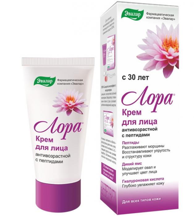 ЛОРА ЭВАЛАР КРЕМ ДЛЯ ЛИЦА 30 гр антивозрастн.