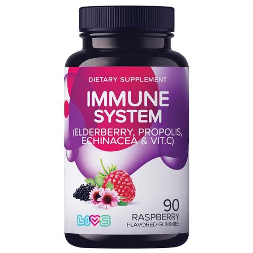 LIVS КОМПЛЕКС ИММУН С БУЗИНОЙ ПРОПОЛИСОМ И ЭХИНАЦЕЕЙ пастилки фрукты/ягоды №90