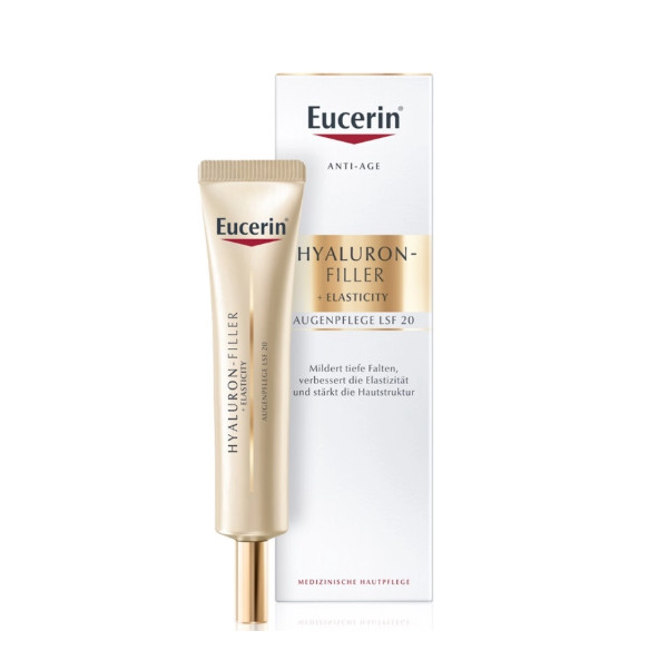 ЭУЦЕРИН HYALURON-FILLER+ELASTICITY КРЕМ ВОКРУГ ГЛАЗ 15 мл SPF20 антивозрастной