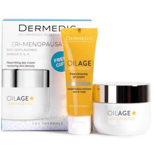 ДЕРМЕДИК OILAGE НАБОР (крем дневной + масло очищающ.)