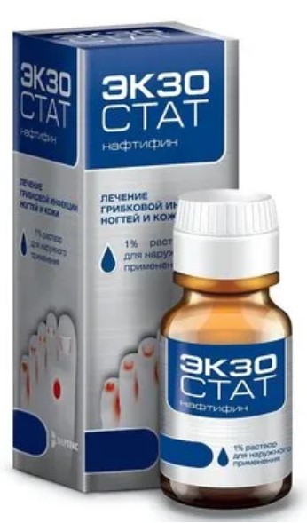 ЭКЗОСТАТ р-р наруж. 1% 12 мл