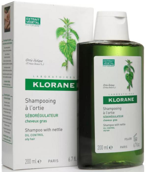 КЛОРАН (KLORANE) КРАПИВА ШАМПУНЬ 200 мл для жирных волос