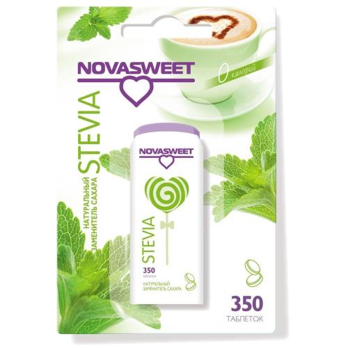 НОВАСВИТ ЗАМЕНИТЕЛЬ САХАРА ТАБЛЕТКИ стевия №350