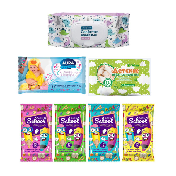 САЛФЕТКИ ВЛАЖНЫЕ ДЕТСКИЕ №15