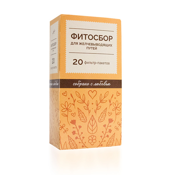 ФИТОСБОР ДЛЯ ЖЕЛЧЕВЫВОДЯЩИХ ПУТЕЙ ТМ ф/п №20