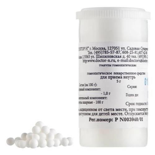 ГРАФИТЕС С6 гранулы гомеопатич. 5 гр