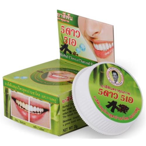5 STAR COSMETIC ЗУБНАЯ ПАСТА 25 гр уголь бамбука