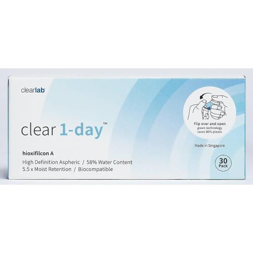 КОНТАКТНАЯ ЛИНЗА CLEAR 1-DAY - 0,75 №30
