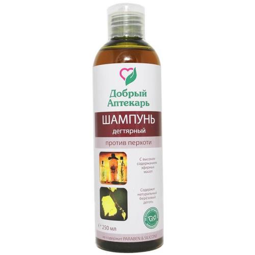 ДОБРЫЙ АПТЕКАРЬ ШАМПУНЬ 250 мл дегтярный