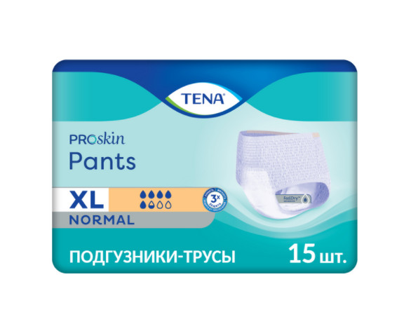 ТЕНА ПОДГУЗНИКИ-ТРУСЫ PANTS NORMAL XL №15