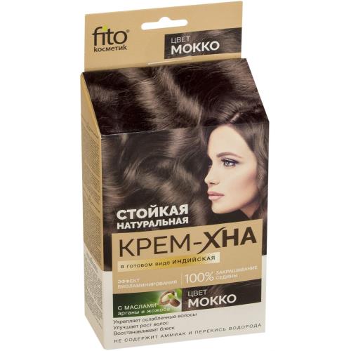 ФИТОКОСМЕТИК КРЕМ-ХНА ДЛЯ ВОЛОС 50 мл мокко