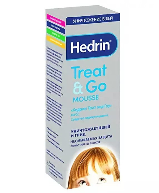 ХЕДРИН TREAT & GO мусс педикулицидн. 100 мл