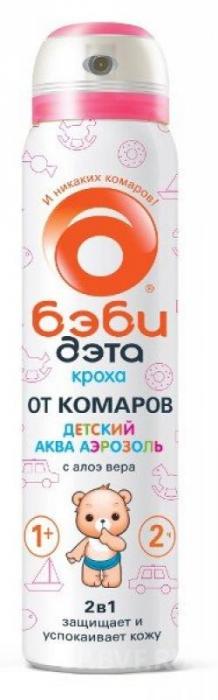 ДЭТА БЭБИ AQUA АЭРОЗОЛЬ ОТ КОМАРОВ 100 мл с 1 года