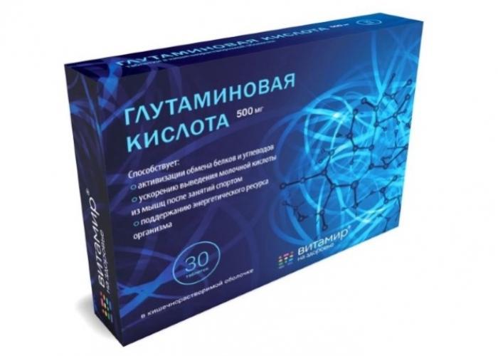 ГЛУТАМИНОВАЯ КИСЛОТА ВИТАМИР табл. п/о №30