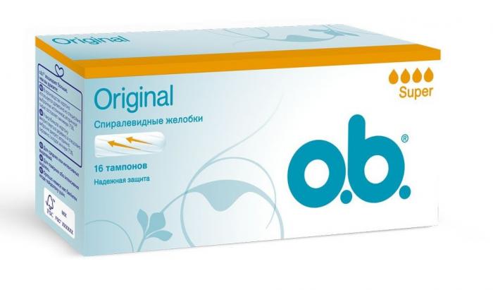 O.B. ТАМПОНЫ ORIGINAL СУПЕР №16