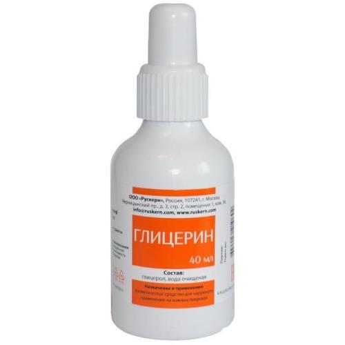 ГЛИЦЕРИН КОСМЕТИЧЕСКИЙ р-р наруж. 40 мл