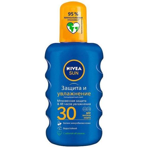 НИВЕЯ SUN СПРЕЙ СОЛНЦЕЗАЩИТНЫЙ 200 мл SPF30 защита и легкость