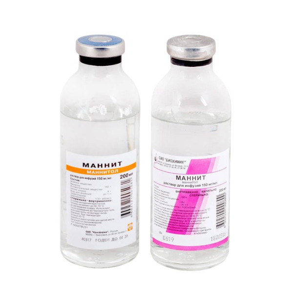 МАННИТ р-р д/инфузий 15% фл. 200 мл
