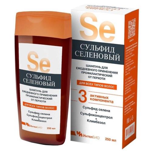 СУЛЬФИДСЕЛЕНОВЫЙ шампунь профилактический 250 мл