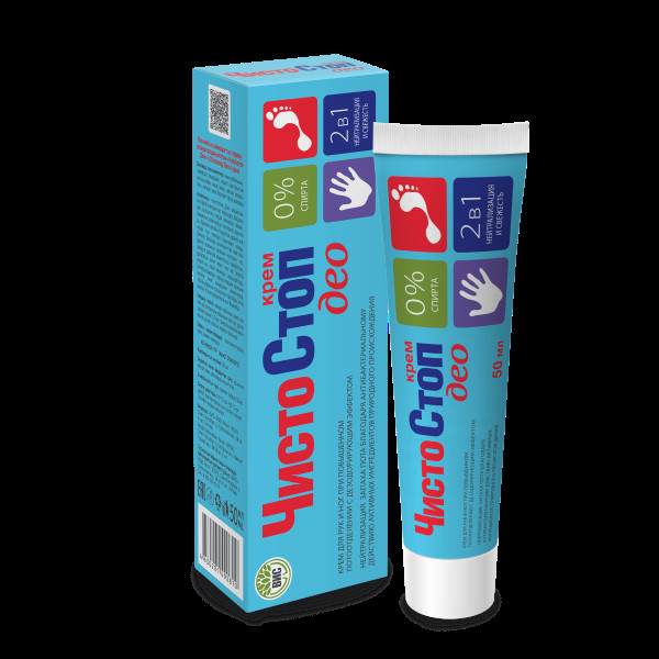 ЧИСТОСТОП ДЕО крем для рук и ног 50 мл