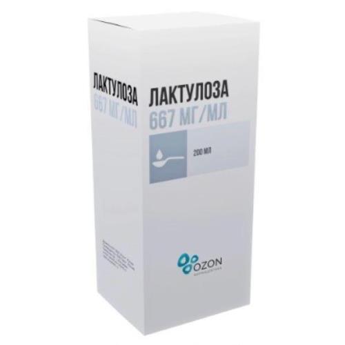 ЛАКТУЛОЗА ОЗОН сироп 667 мг/мл фл. 200 мл