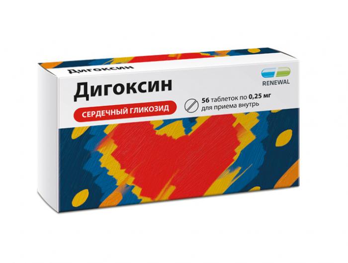 ДИГОКСИН РЕНЕВАЛ табл. 0,25 мг №56