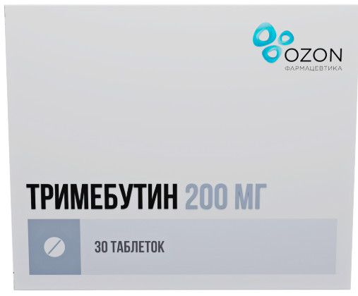 ТРИМЕБУТИН ОЗОН табл. 200 мг №30