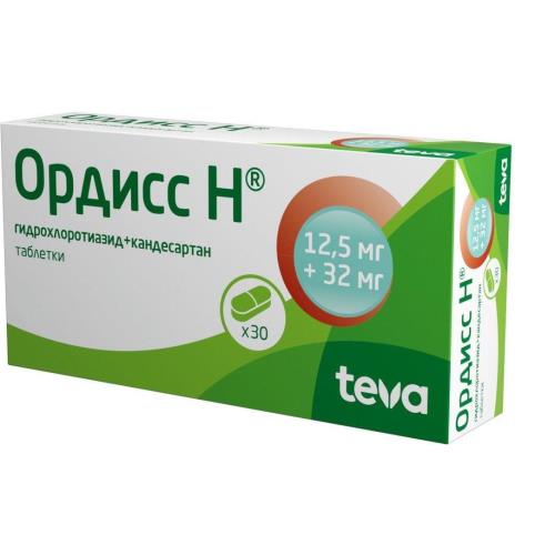 ОРДИСС Н табл. 12,5+32 мг №30