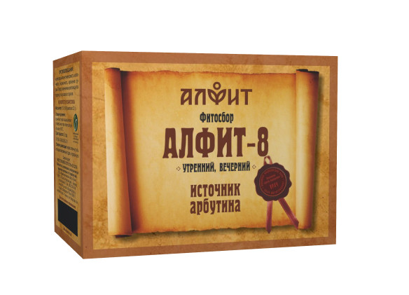 АЛФИТ-8 ФИТОСБОР ИСТОЧНИК АРБУТИНА 120 гр