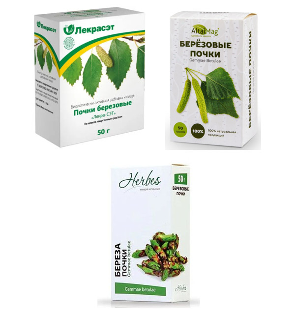 ФИТОЧАЙ БЕРЕЗА ПОЧКИ 50 гр