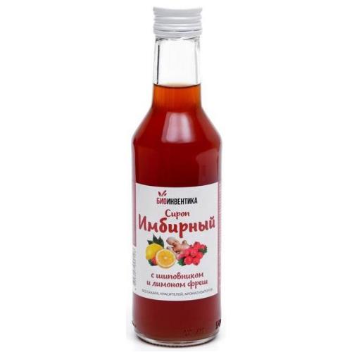 СИРОП ИМБИРНЫЙ шиповник и лимон фл. 250 мл