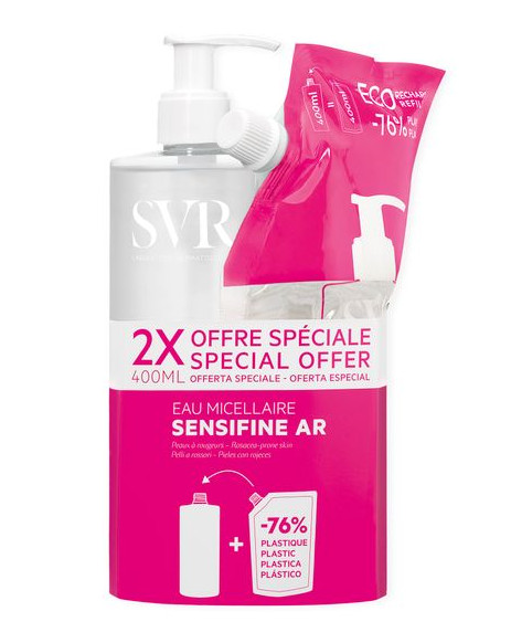 SVR SENSIFINE AR ВОДА МИЦЕЛЛЯРНАЯ 400 мл для чувствит. кожи №2